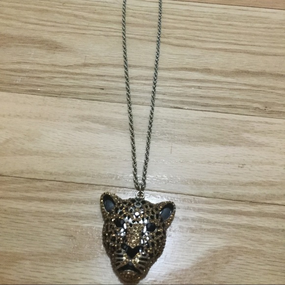 Vintage Betsy Johnson Cheetah chain - Picture 3 of 8
